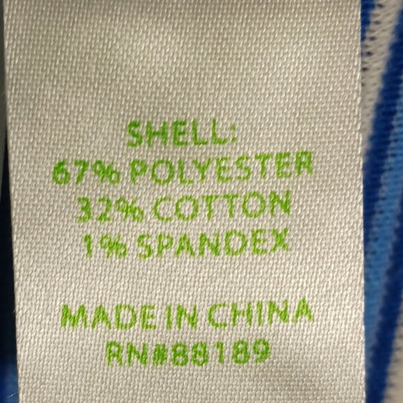 Lilly Pulitzer, Lyla Shift Dress Bay Blue Ottoman Stripe #16817 Sz XL Sleeveless - Picture 14 of 15